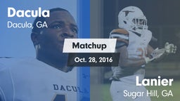 Matchup: Dacula  vs. Lanier  2016