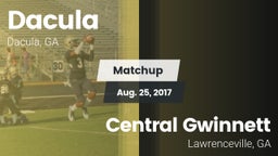 Matchup: Dacula  vs. Central Gwinnett  2017