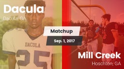 Matchup: Dacula  vs. Mill Creek  2017