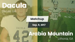 Matchup: Dacula  vs. Arabia Mountain  2017