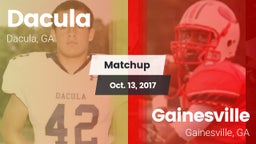 Matchup: Dacula  vs. Gainesville  2017