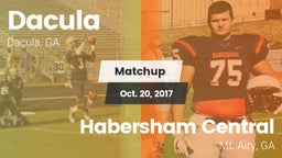 Matchup: Dacula  vs. Habersham Central 2017