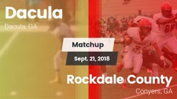 Matchup: Dacula  vs. Rockdale County  2018