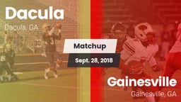 Matchup: Dacula  vs. Gainesville  2018
