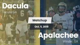 Matchup: Dacula  vs. Apalachee  2018