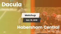 Matchup: Dacula  vs. Habersham Central 2018