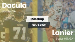 Matchup: Dacula  vs. Lanier  2020