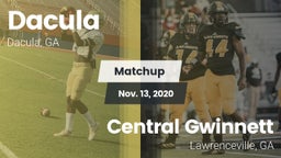 Matchup: Dacula  vs. Central Gwinnett  2020