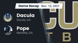 Recap: Dacula  vs. Pope  2021