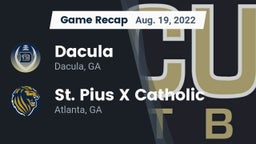 Recap: Dacula  vs. St. Pius X Catholic  2022