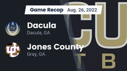 Recap: Dacula  vs. Jones County  2022