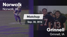 Matchup: Norwalk  vs. Grinnell  2016