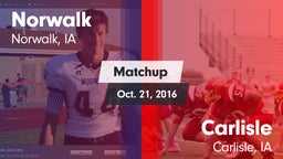 Matchup: Norwalk  vs. Carlisle  2016