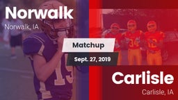 Matchup: Norwalk  vs. Carlisle  2019