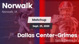 Matchup: Norwalk  vs. Dallas Center-Grimes  2020