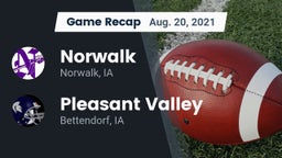 Recap: Norwalk  vs. Pleasant Valley  2021