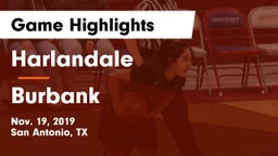 Harlandale  vs Burbank  Game Highlights - Nov. 19, 2019