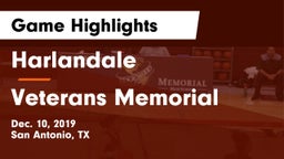 Harlandale  vs Veterans Memorial Game Highlights - Dec. 10, 2019