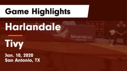 Harlandale  vs Tivy  Game Highlights - Jan. 10, 2020