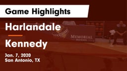 Harlandale  vs Kennedy Game Highlights - Jan. 7, 2020