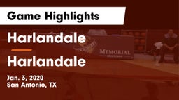 Harlandale  vs Harlandale  Game Highlights - Jan. 3, 2020