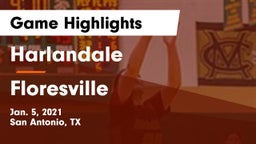 Harlandale  vs Floresville Game Highlights - Jan. 5, 2021