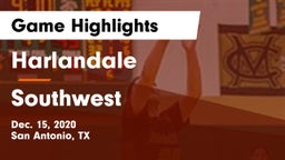 Harlandale  vs Southwest  Game Highlights - Dec. 15, 2020