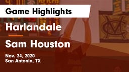 Harlandale  vs Sam Houston  Game Highlights - Nov. 24, 2020