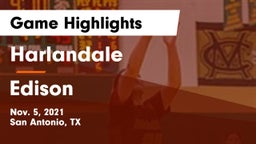 Harlandale  vs Edison  Game Highlights - Nov. 5, 2021