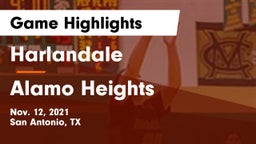 Harlandale  vs Alamo Heights  Game Highlights - Nov. 12, 2021