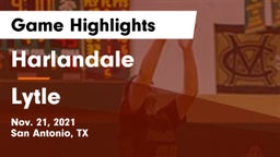 Harlandale  vs Lytle  Game Highlights - Nov. 21, 2021