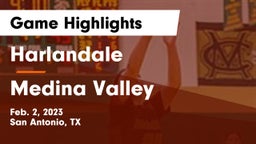 Harlandale  vs Medina Valley  Game Highlights - Feb. 2, 2023
