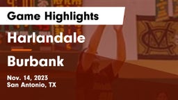 Harlandale  vs Burbank  Game Highlights - Nov. 14, 2023