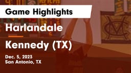 Harlandale  vs  Kennedy  (TX) Game Highlights - Dec. 5, 2023