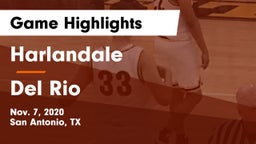 Harlandale  vs Del Rio  Game Highlights - Nov. 7, 2020
