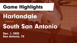 Harlandale  vs South San Antonio  Game Highlights - Dec. 1, 2020