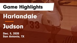 Harlandale  vs Judson  Game Highlights - Dec. 5, 2020