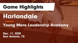 Harlandale  vs Young Mens Leadership Academy Game Highlights - Dec. 11, 2020