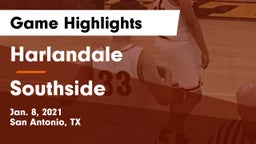 Harlandale  vs Southside  Game Highlights - Jan. 8, 2021