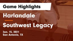 Harlandale  vs Southwest Legacy  Game Highlights - Jan. 15, 2021