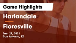 Harlandale  vs Floresville  Game Highlights - Jan. 29, 2021