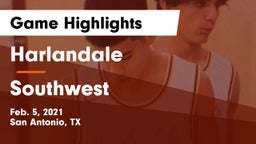 Harlandale  vs Southwest  Game Highlights - Feb. 5, 2021
