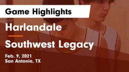 Harlandale  vs Southwest Legacy  Game Highlights - Feb. 9, 2021