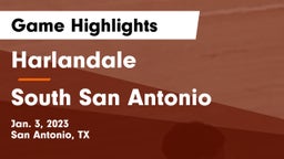 Harlandale  vs South San Antonio  Game Highlights - Jan. 3, 2023