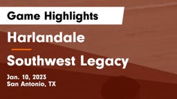 Harlandale  vs Southwest Legacy  Game Highlights - Jan. 10, 2023