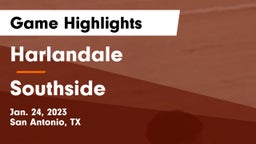 Harlandale  vs Southside  Game Highlights - Jan. 24, 2023