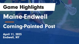 Maine-Endwell  vs Corning-Painted Post  Game Highlights - April 11, 2023