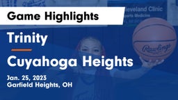 Trinity  vs Cuyahoga Heights  Game Highlights - Jan. 25, 2023