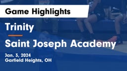 Trinity  vs Saint Joseph Academy Game Highlights - Jan. 3, 2024