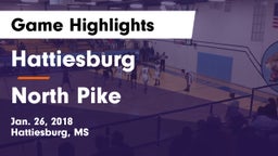 Hattiesburg  vs North Pike  Game Highlights - Jan. 26, 2018